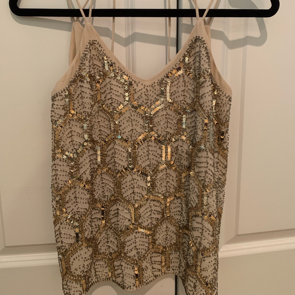 Fabric Sequin Top